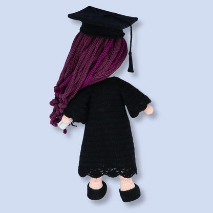 Lila Graduation outfit crochet pattern
