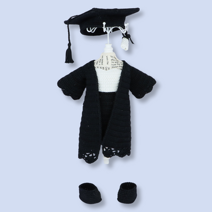 Lila Graduation outfit crochet pattern