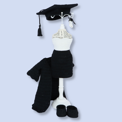 Lila Graduation outfit crochet pattern