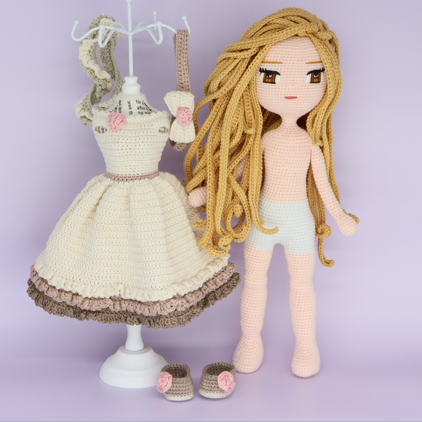 Louise Anniversary Crochet Doll Pattern