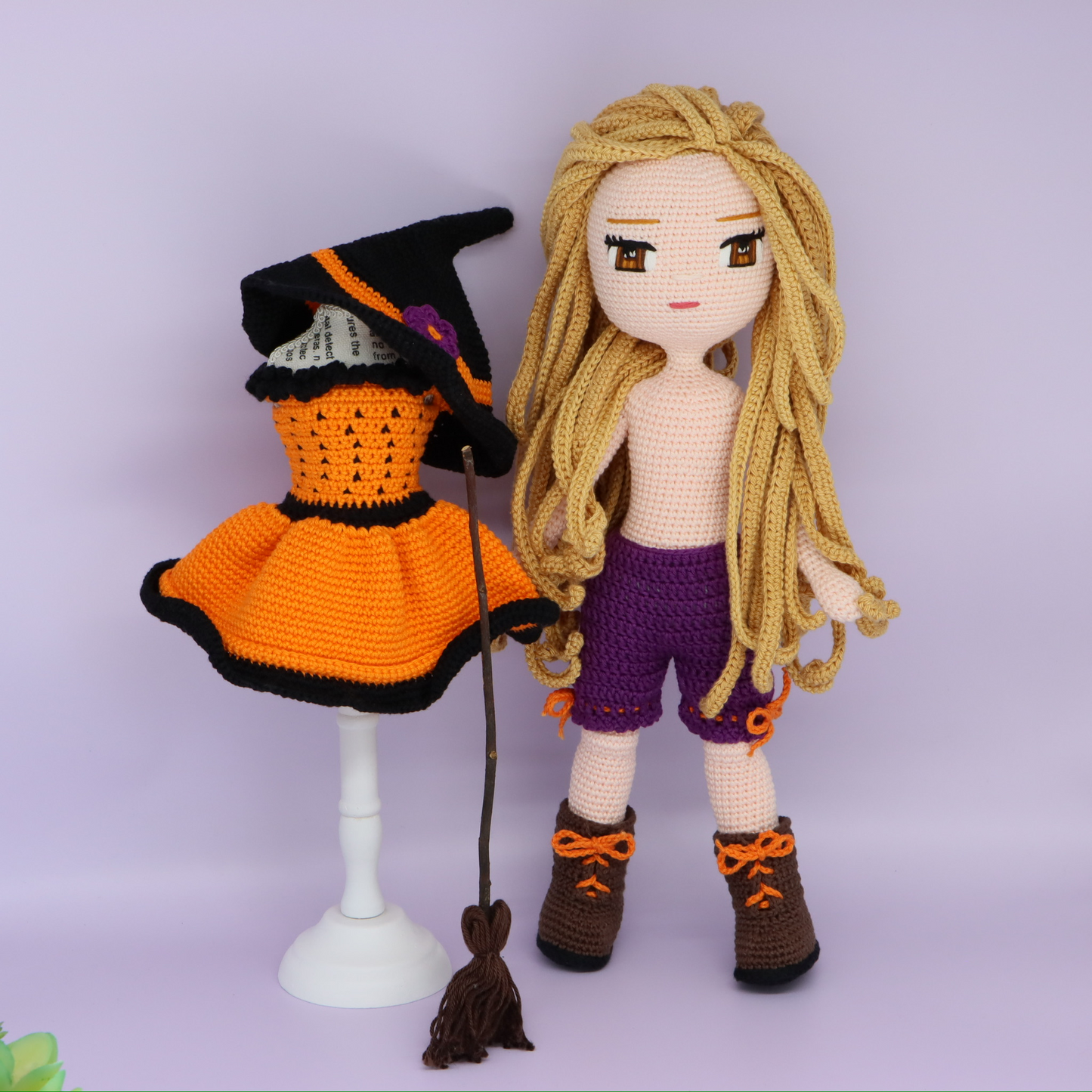 Louise Halloween Crochet Doll Pattern