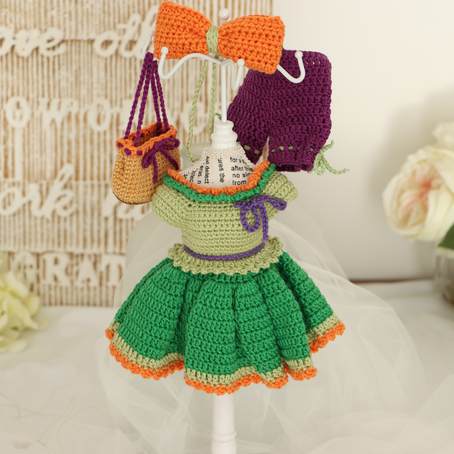 Melissa in Green Doll Pattern