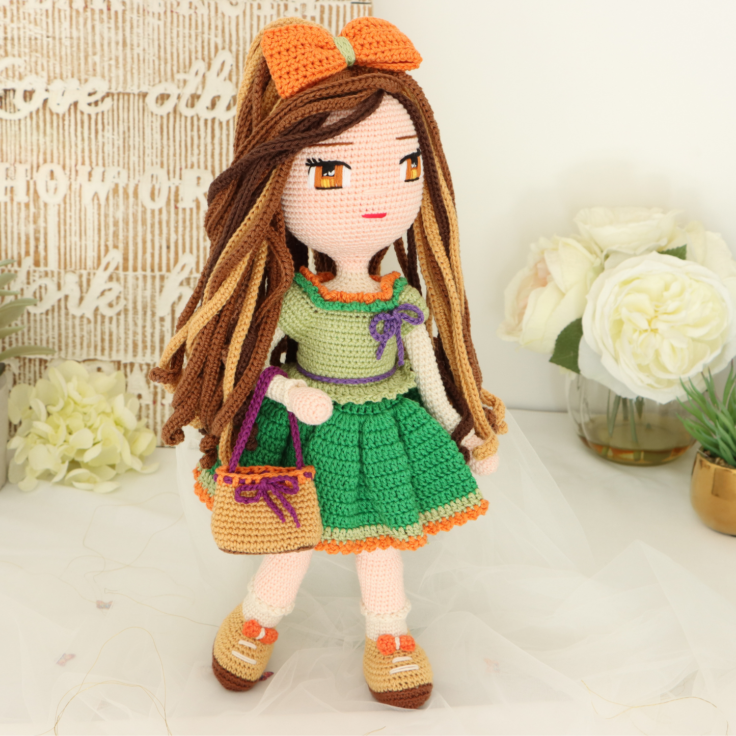 Melissa in Green Doll Pattern