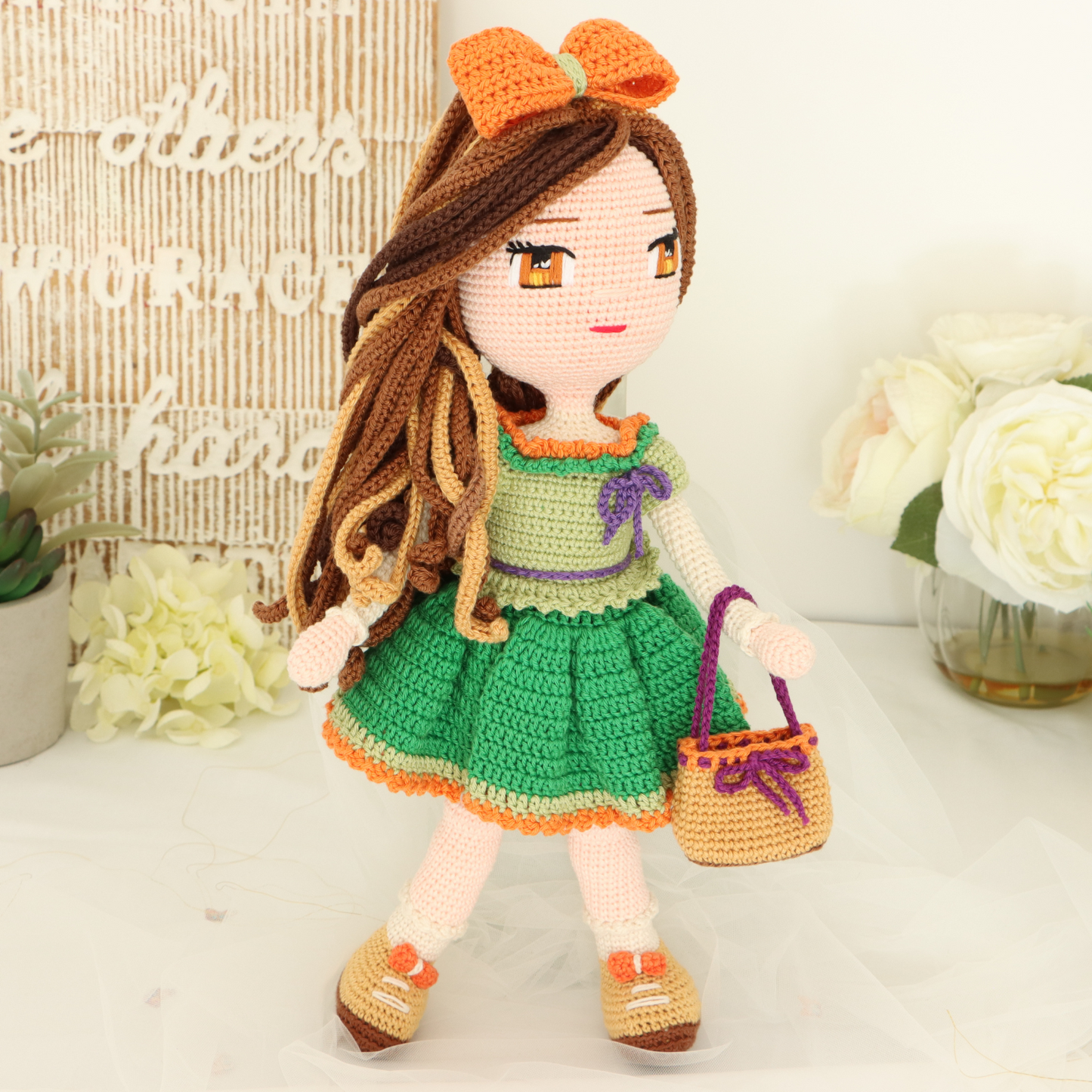 Melissa in Green Doll Pattern