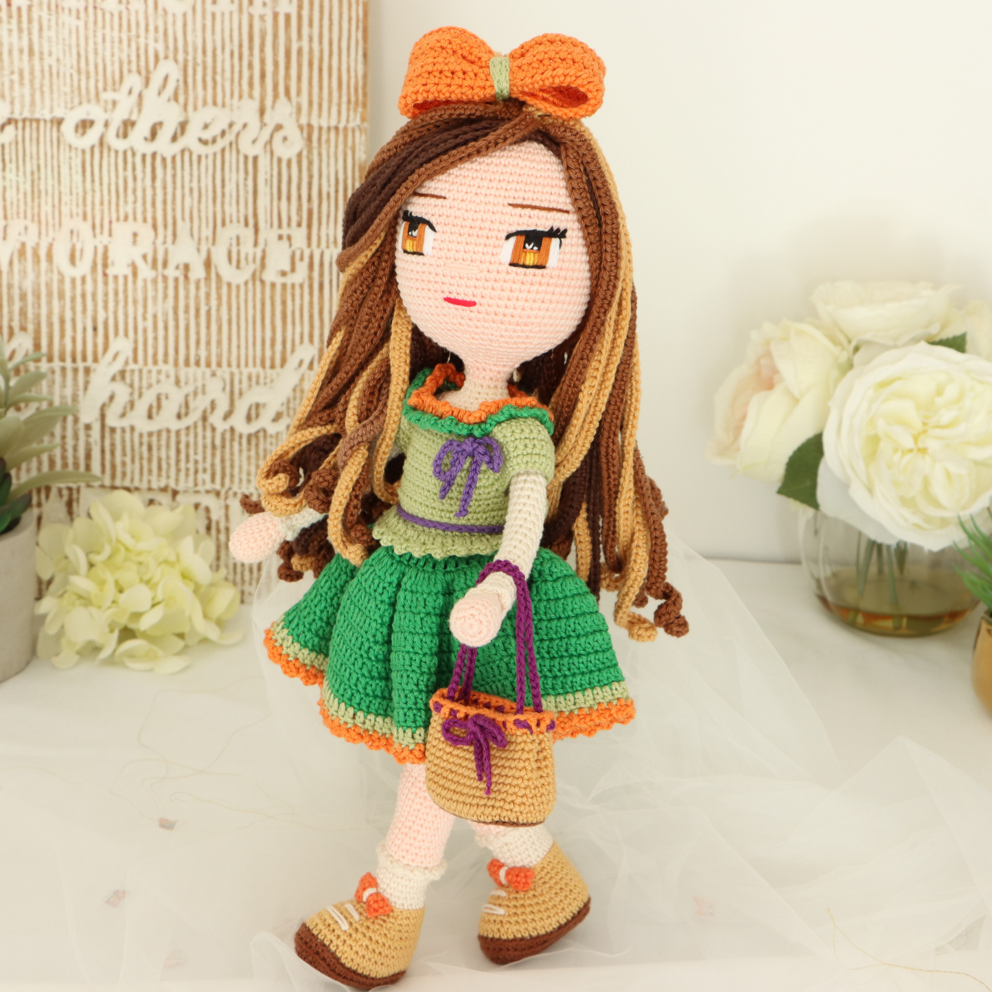 Melissa in Green Doll Pattern