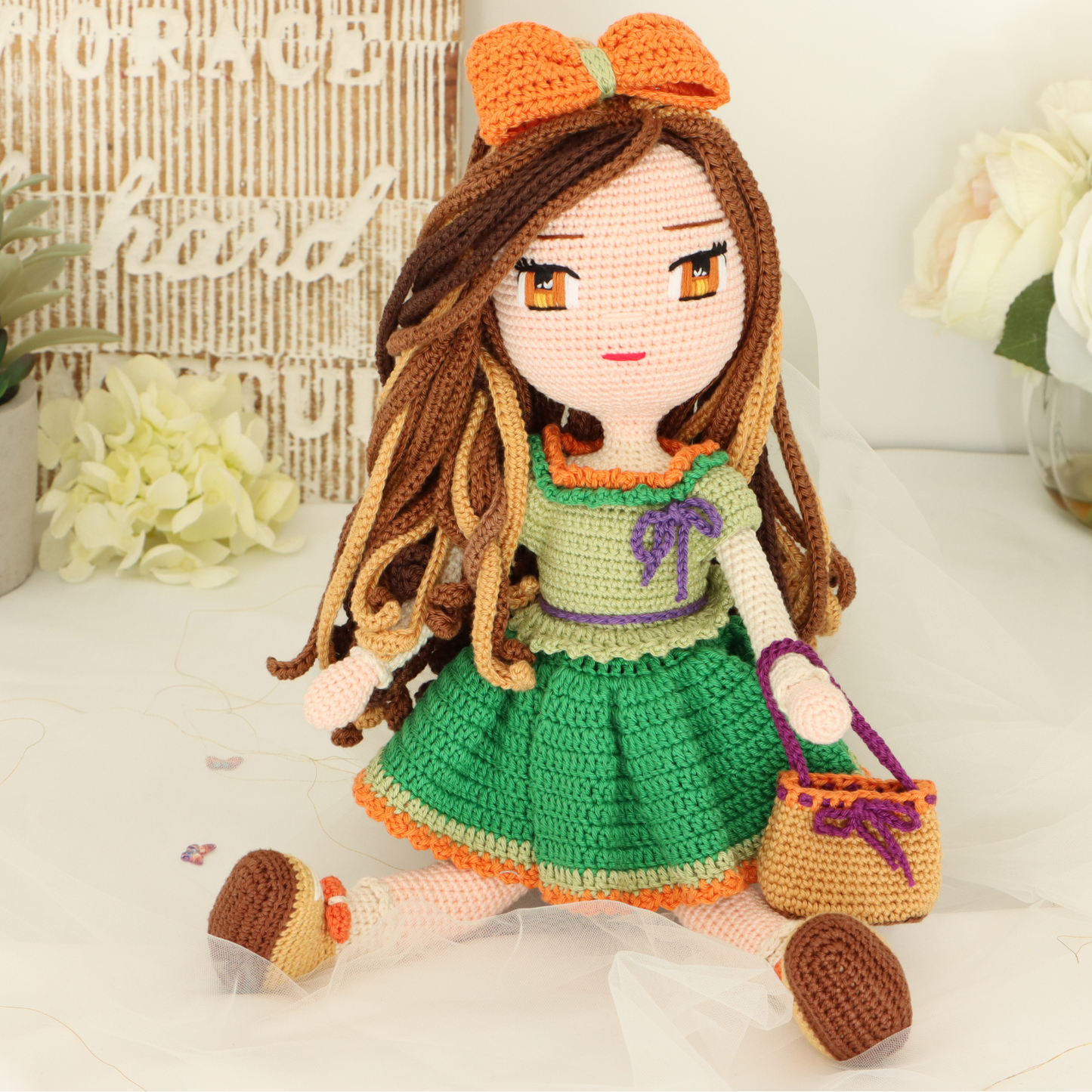 Melissa in Green Doll Pattern