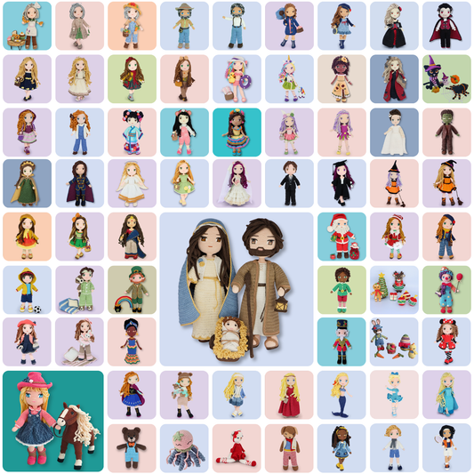 SUPER OFFER: All  Crochetree Doll & Outfit Patterns