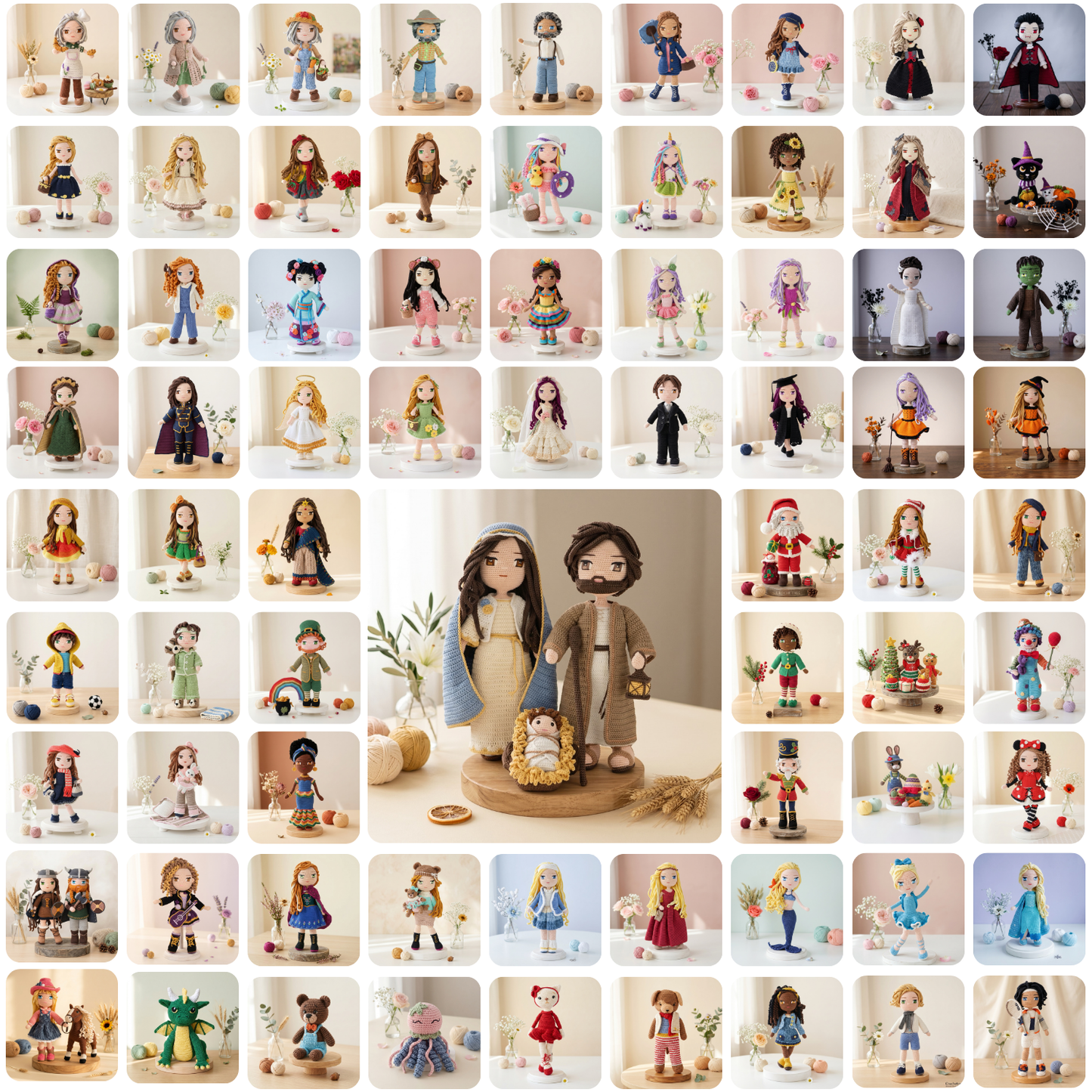SUPER OFFER: All Crochetree Doll & Outfit Patterns
