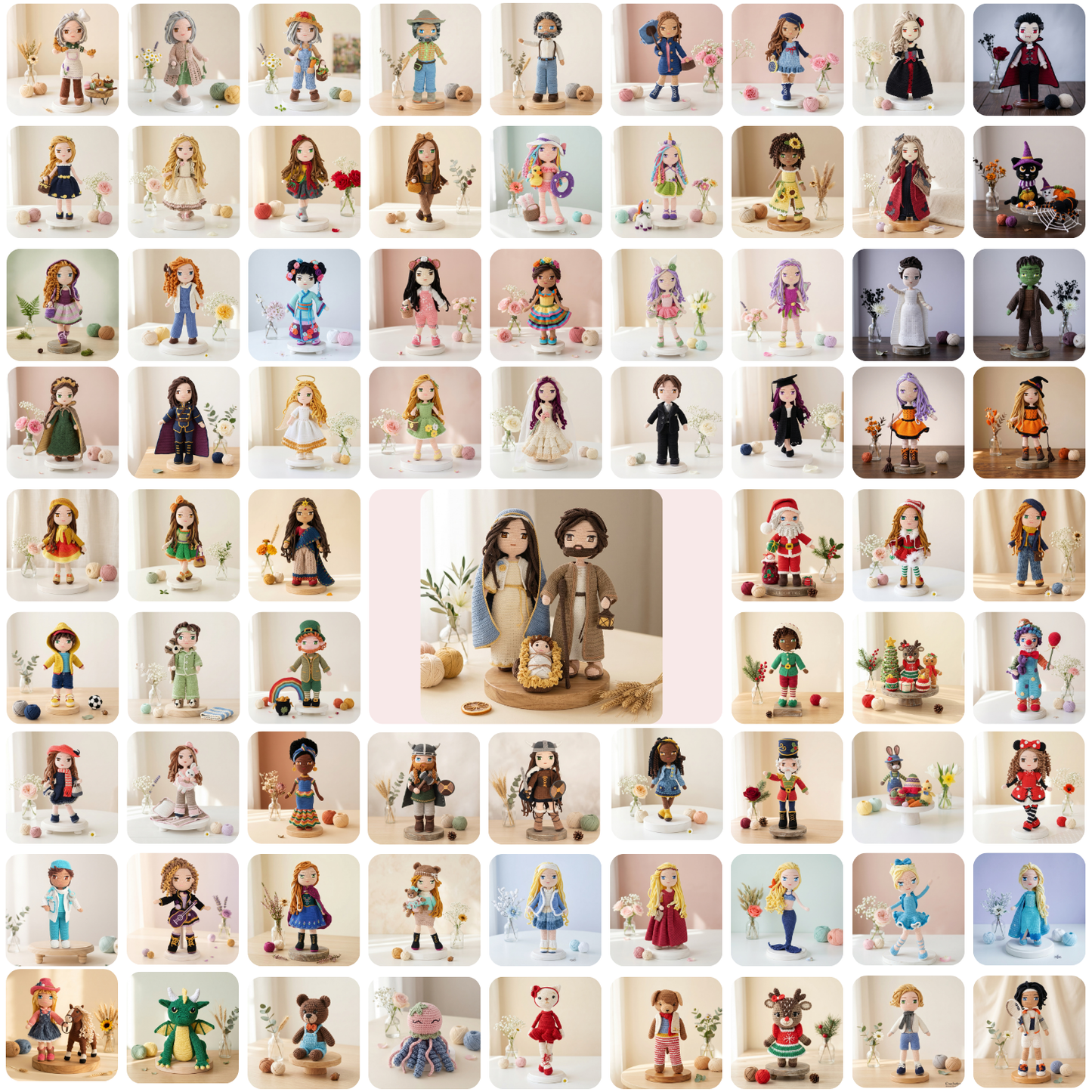 SUPER OFFER: All Crochetree Doll & Outfit Patterns