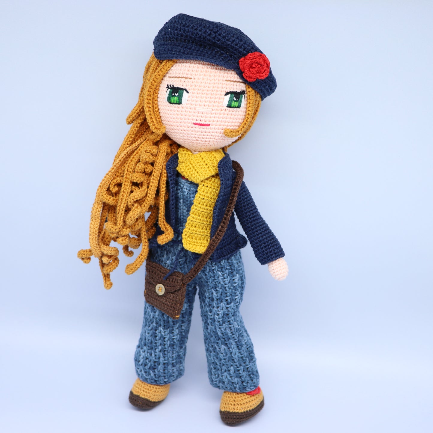 Nathalie Denim Doll Pattern