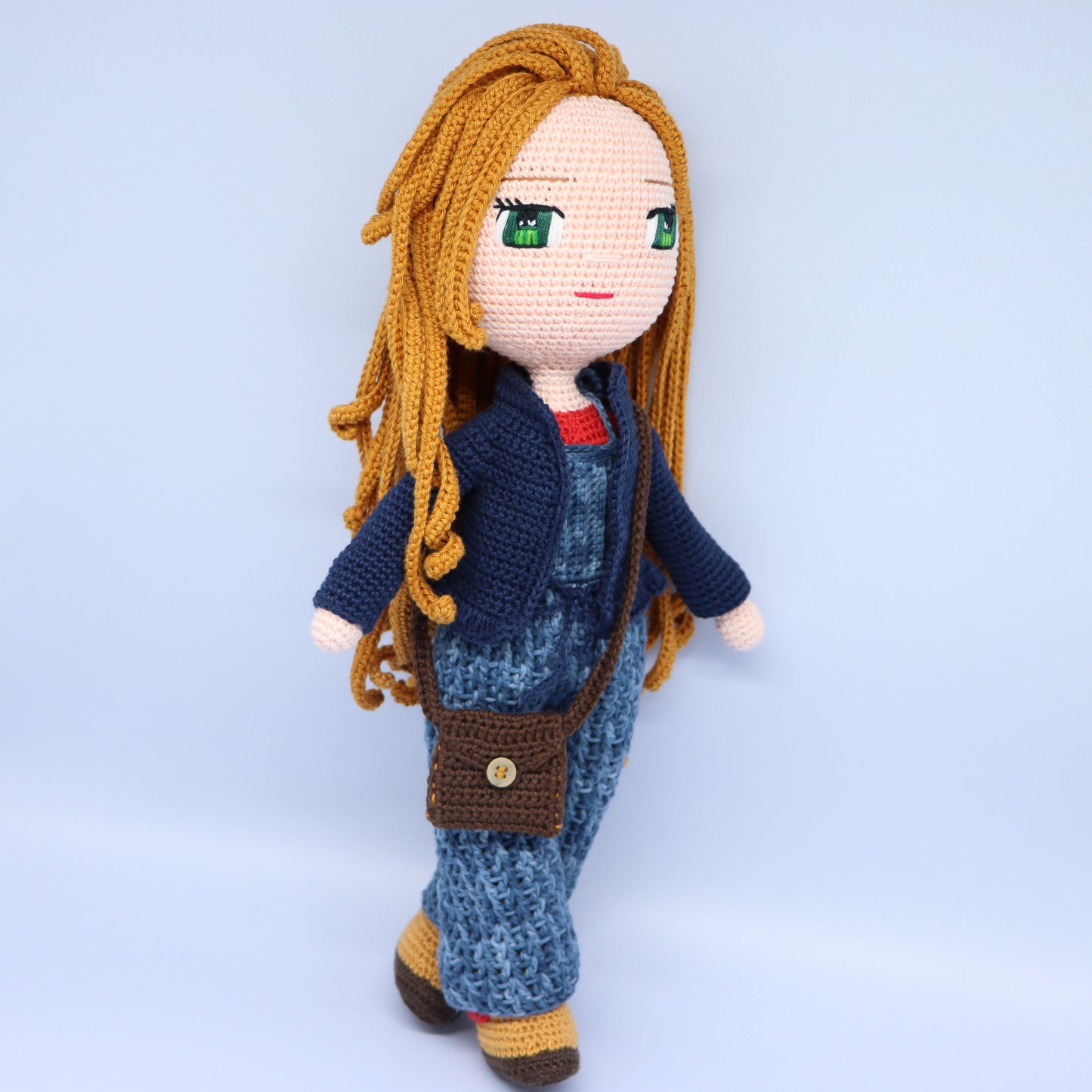 Nathalie Denim Doll Pattern