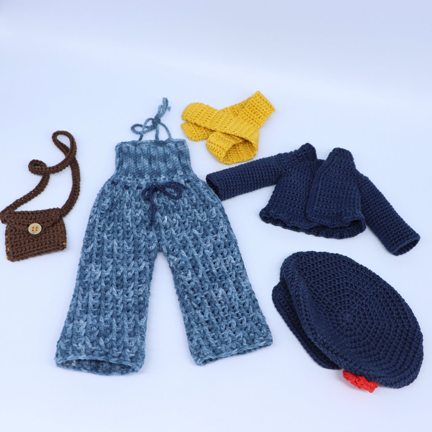 Nathalie Denim Doll Pattern