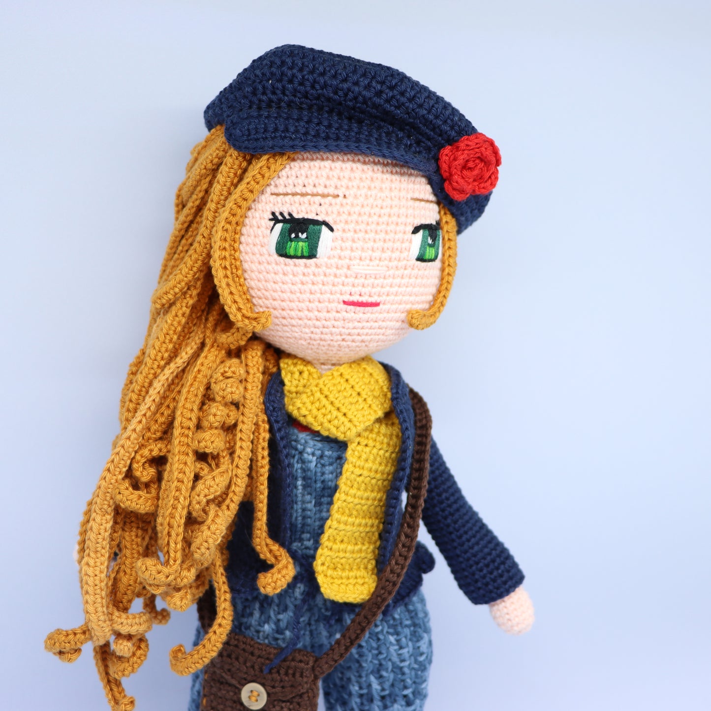 Nathalie Denim Doll Pattern