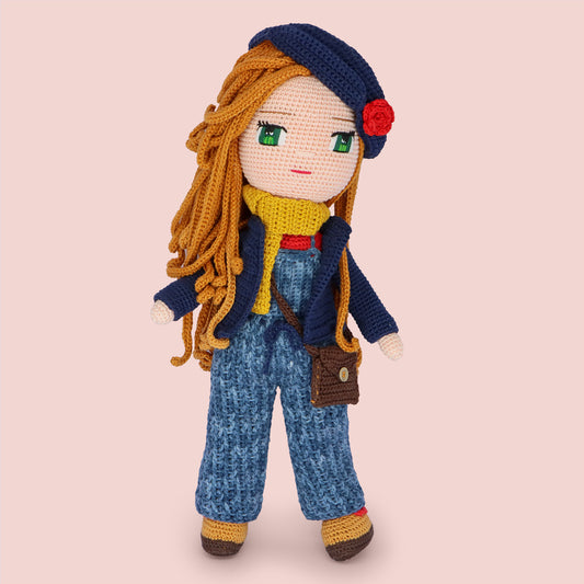 Nathalie Denim Doll Pattern