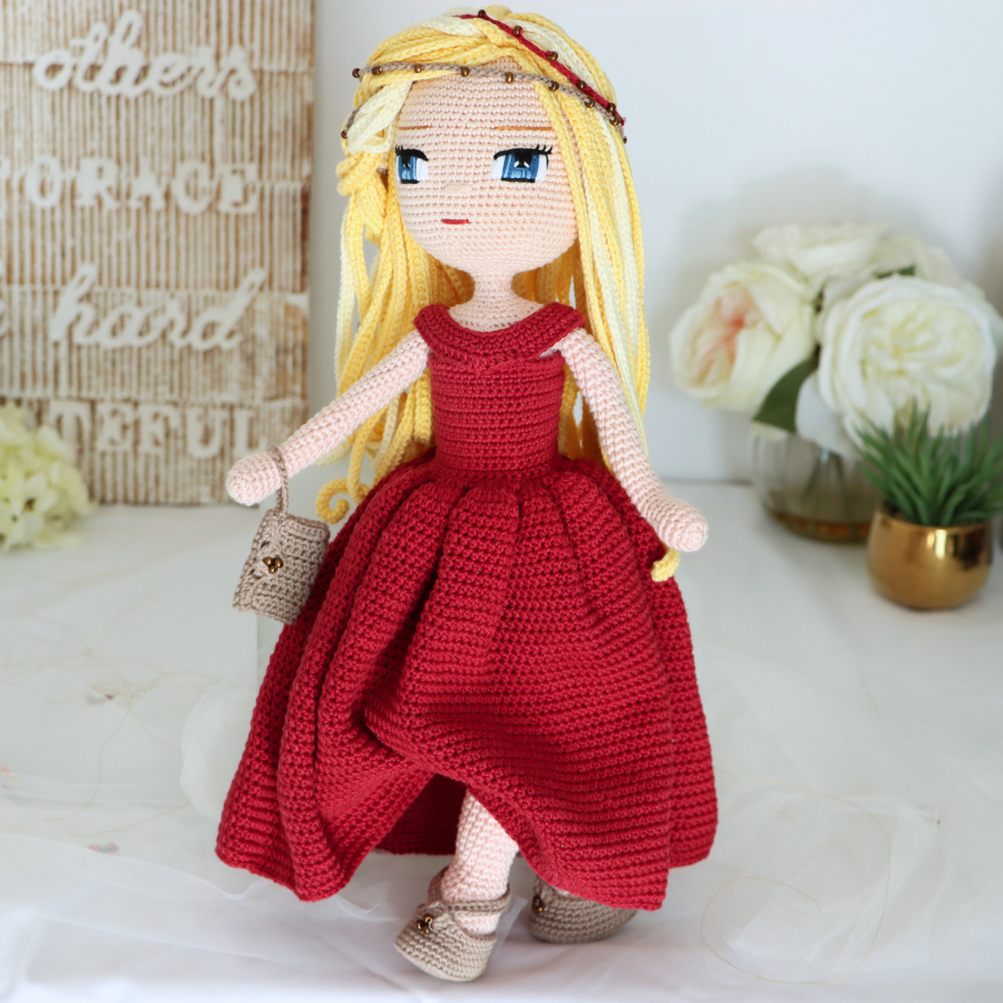 Pearl Celebration Crochet Doll Pattern