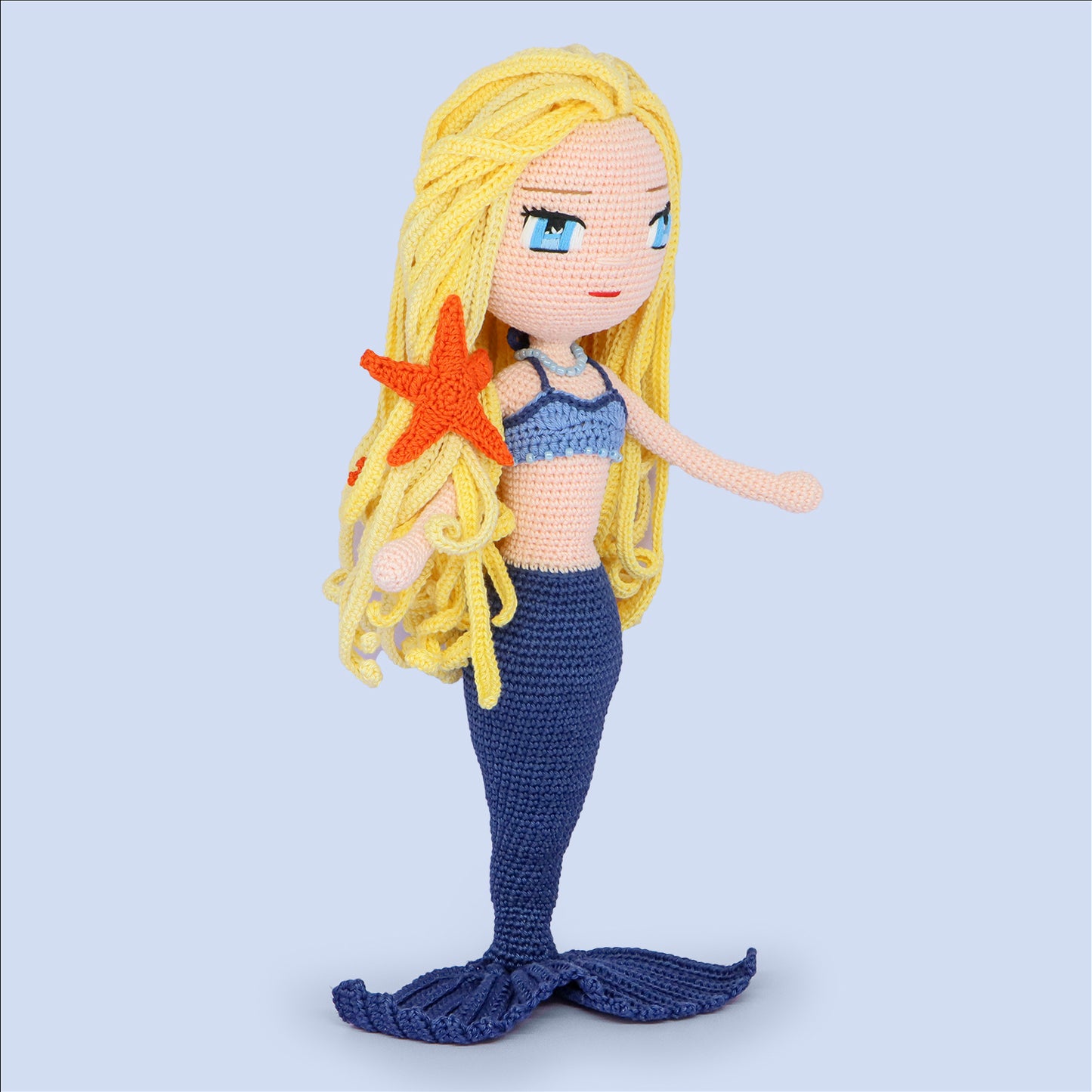 Pearl Mermaid Crochet Doll Pattern