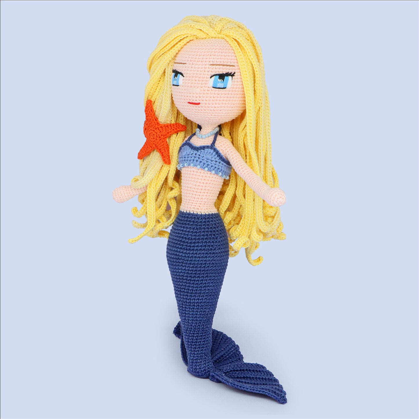 Pearl Mermaid Crochet Doll Pattern