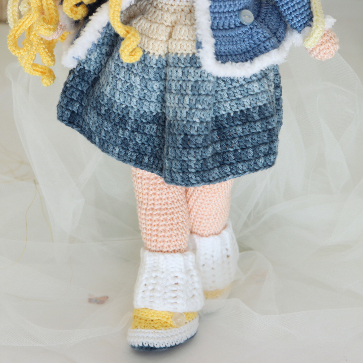 Pearl Winter Crochet Doll Pattern