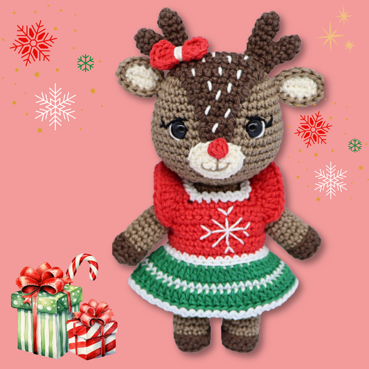 Ruby the Reindeer Yarn Set