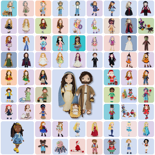 SUPER OFFER: All  Crochetree Doll & Outfit Patterns
