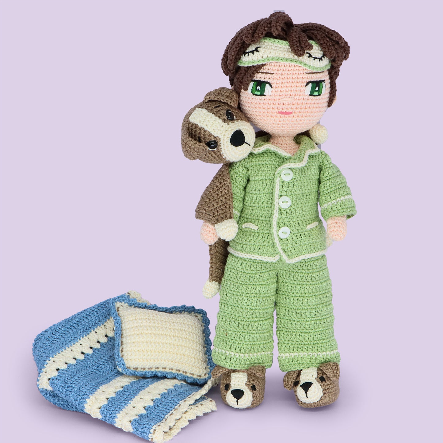 Sleeping Dominic Doll Pattern