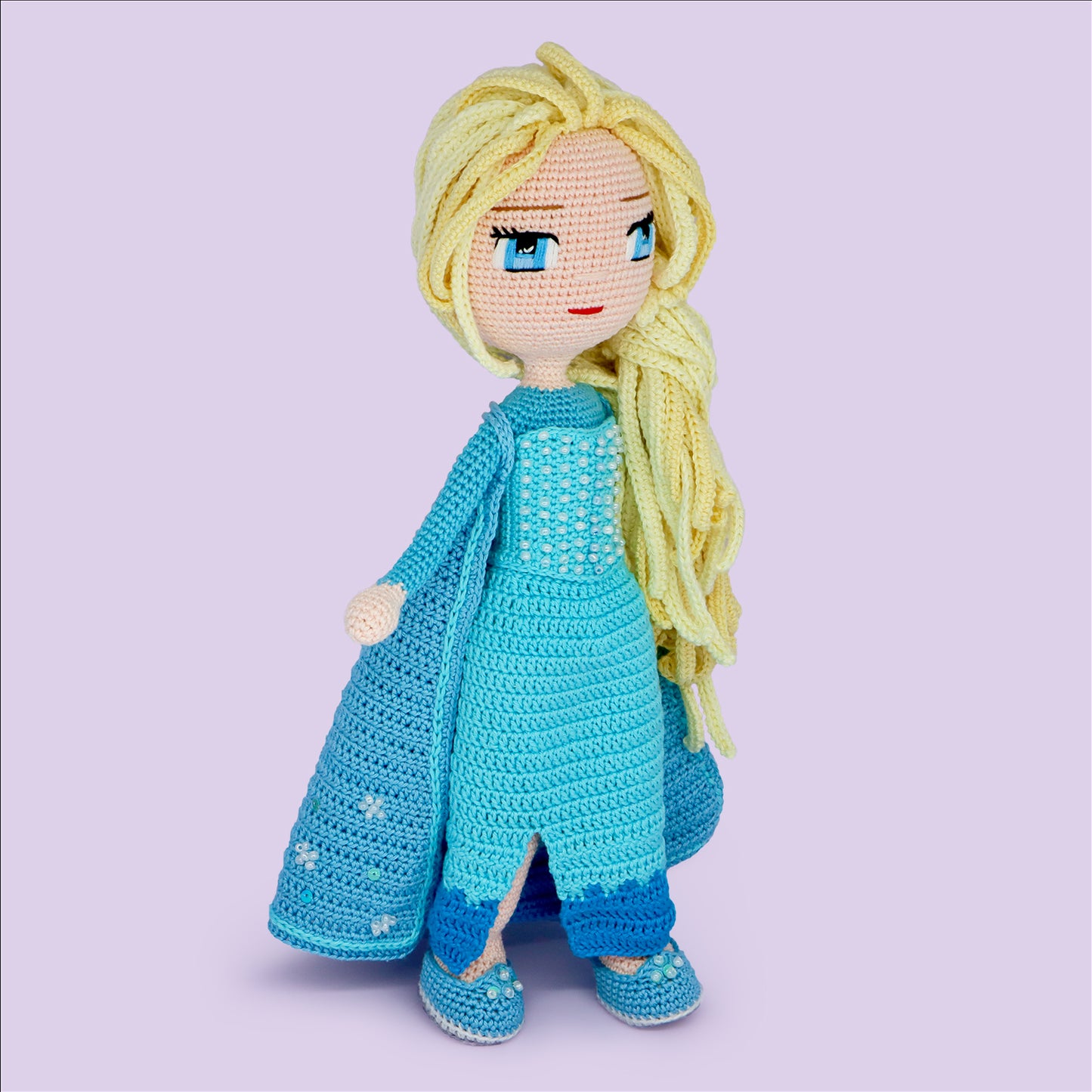 Snow Queen Crochet Doll Pattern