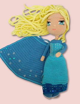Snow Queen Crochet Doll Pattern