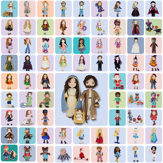 SUPER OFFER: All  Crochetree Doll & Outfit Patterns