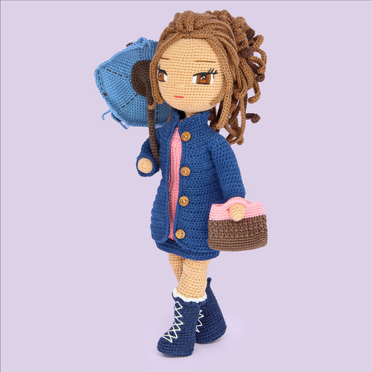 Valentina in Pink Outfit crochet outfit detail - pattern photo 5