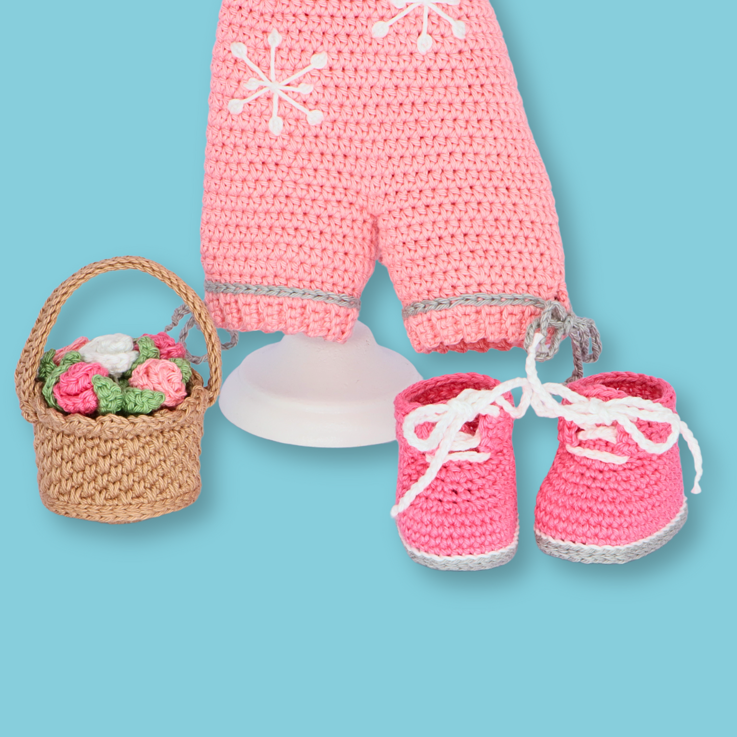 Yuki Pink Bear Outfit Pattern