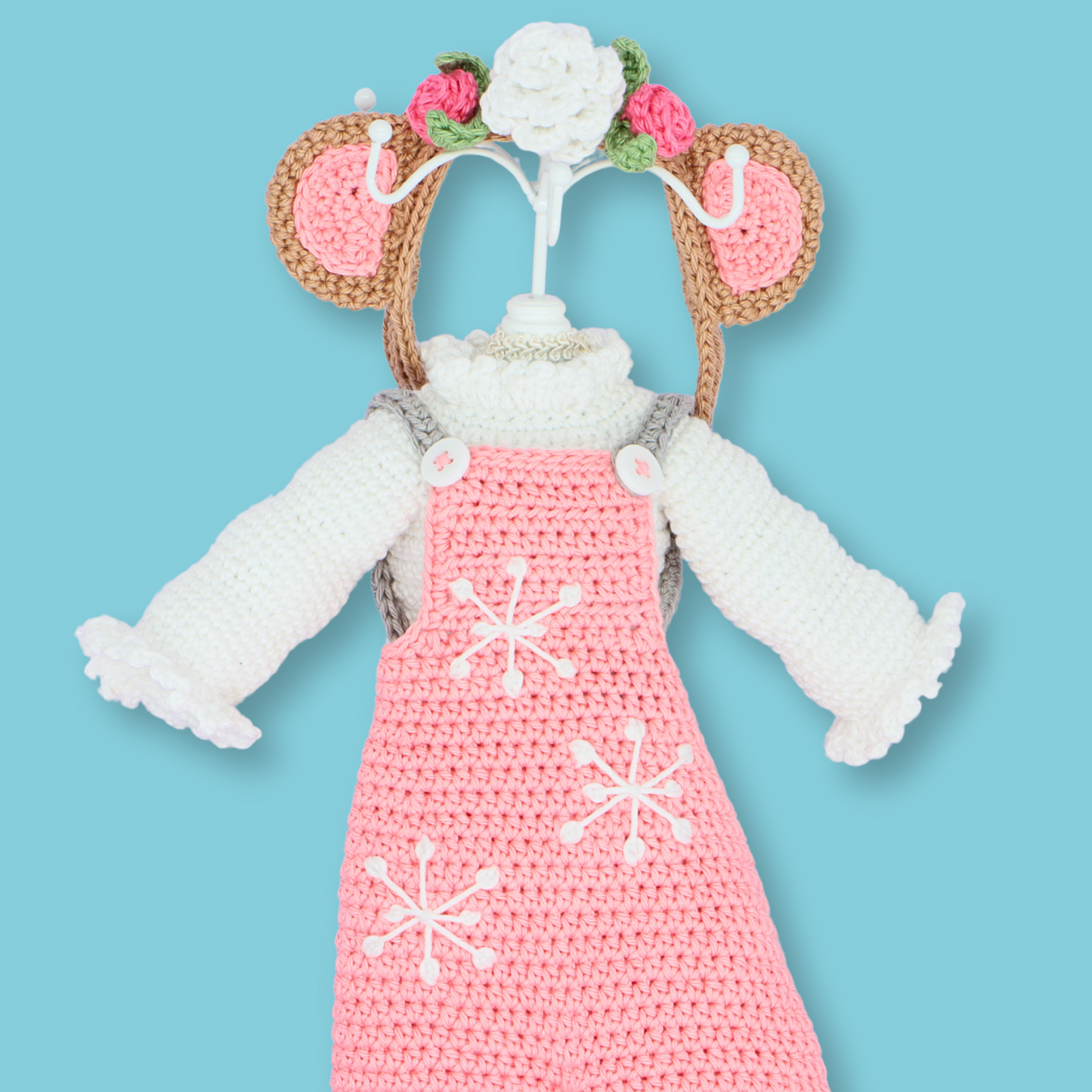 Yuki Pink Bear Doll Pattern