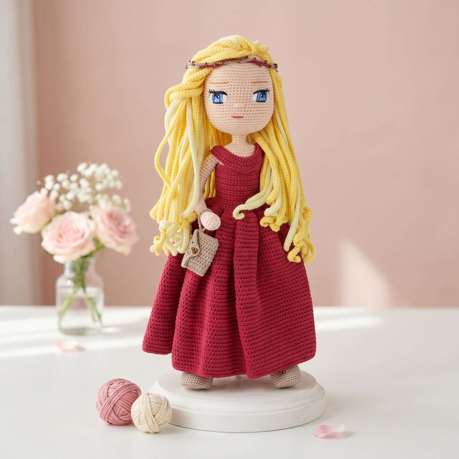 Pearl Celebration Crochet Doll Pattern