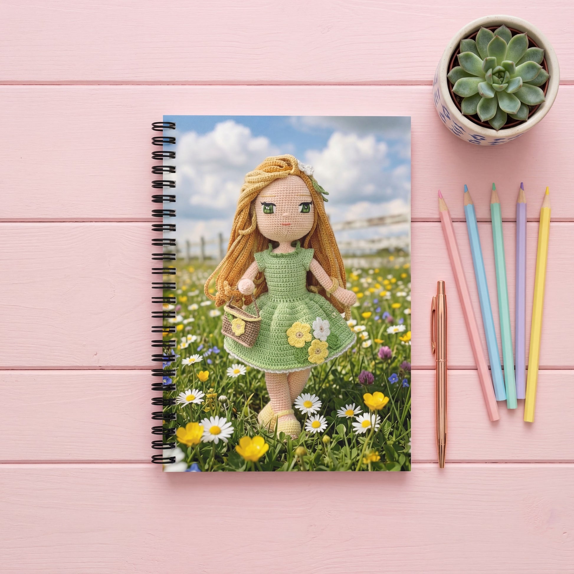 Angelica Floral notebook