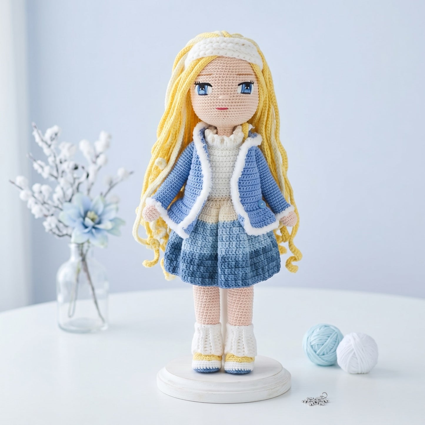 Pearl Winter crochet doll pattern