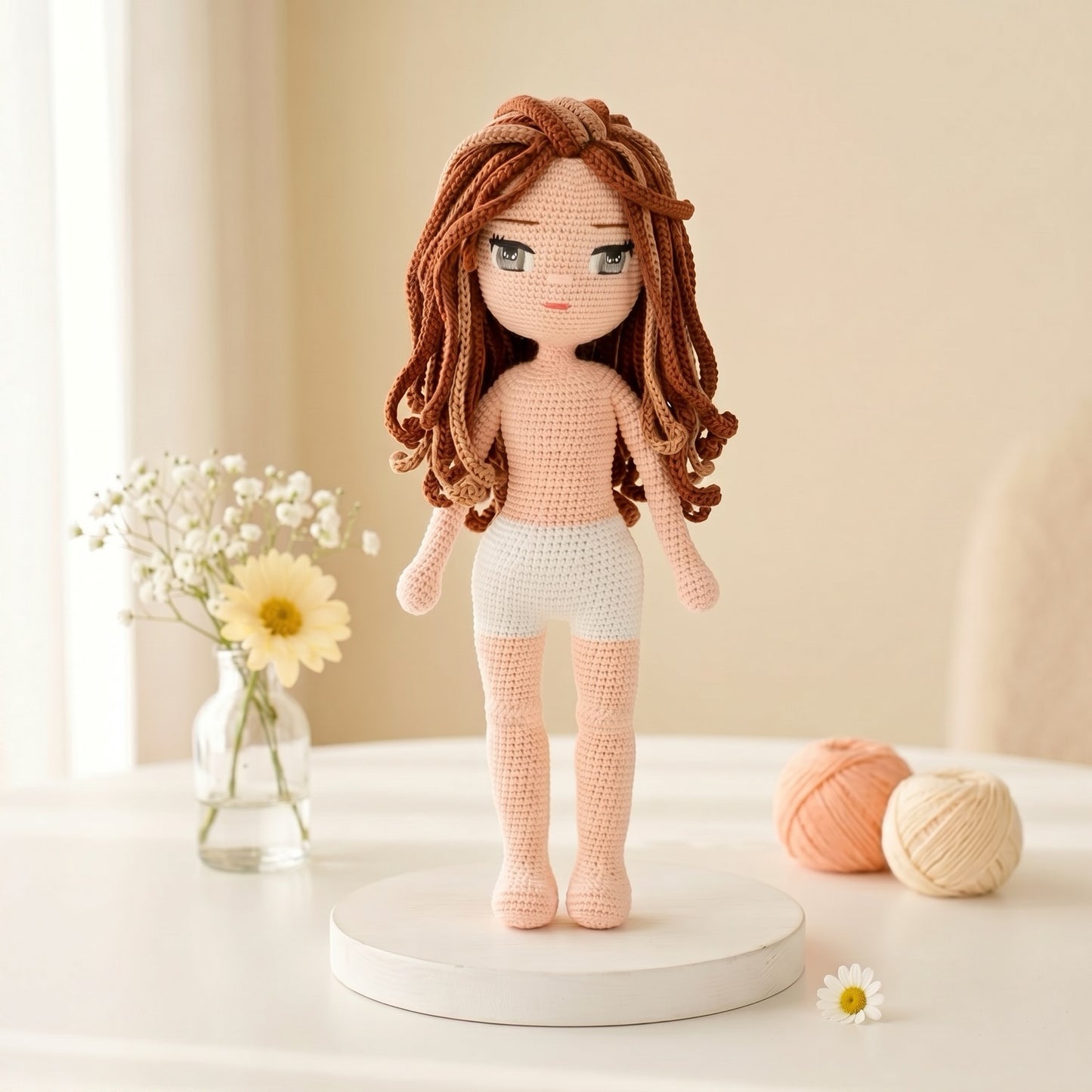 Daisy Base crochet doll pattern