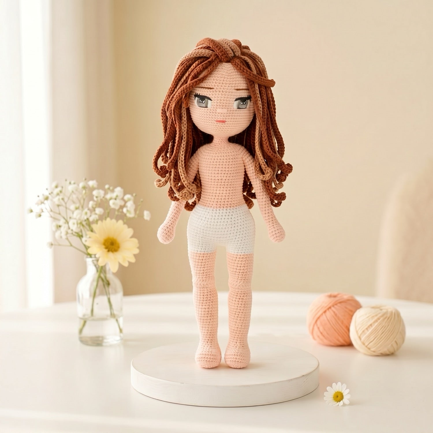 Daisy Base crochet doll pattern