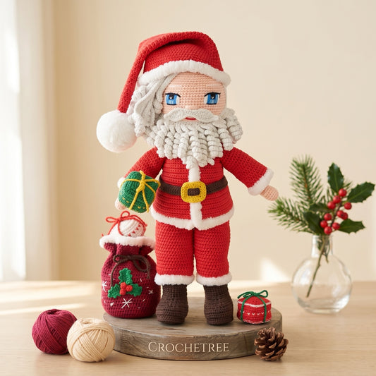 Santa Claus crochet doll pattern