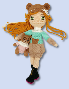 Bear Princess Crochet Doll Pattern