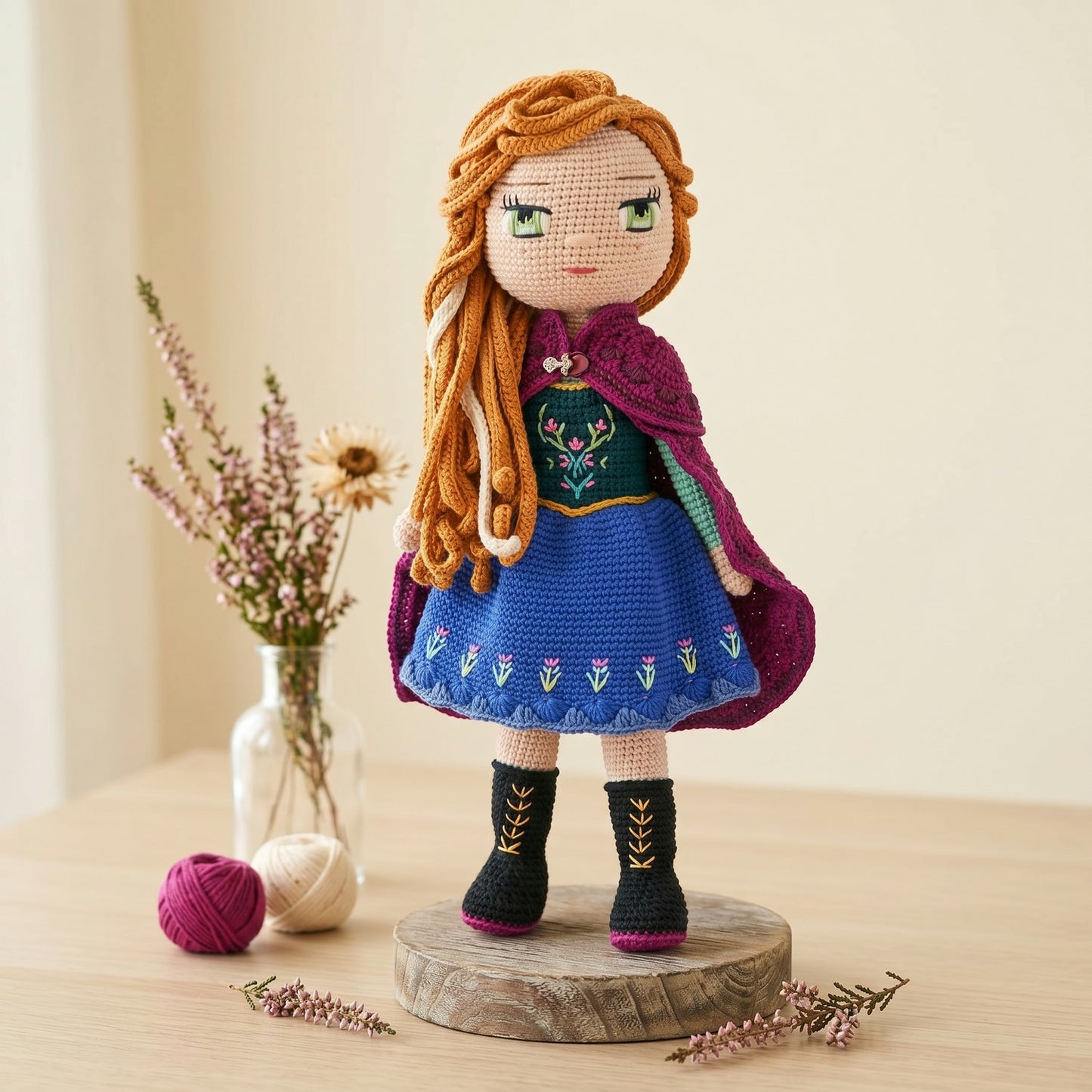Scottish Princess crochet doll pattern