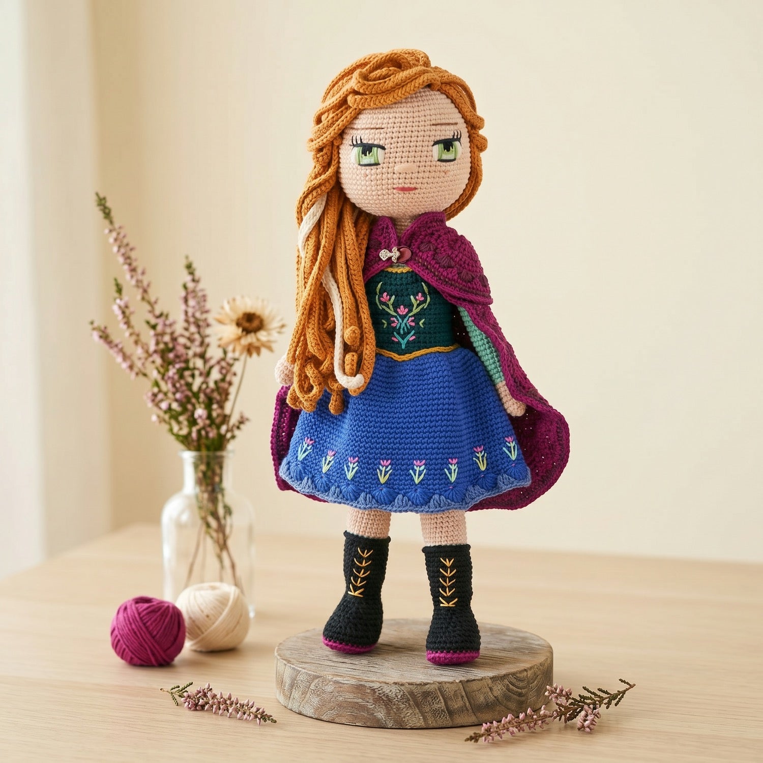 Scottish Princess crochet doll pattern