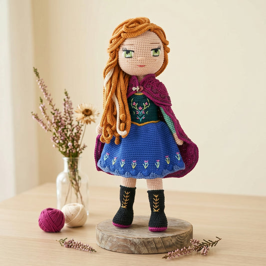 Scottish Princess crochet doll pattern