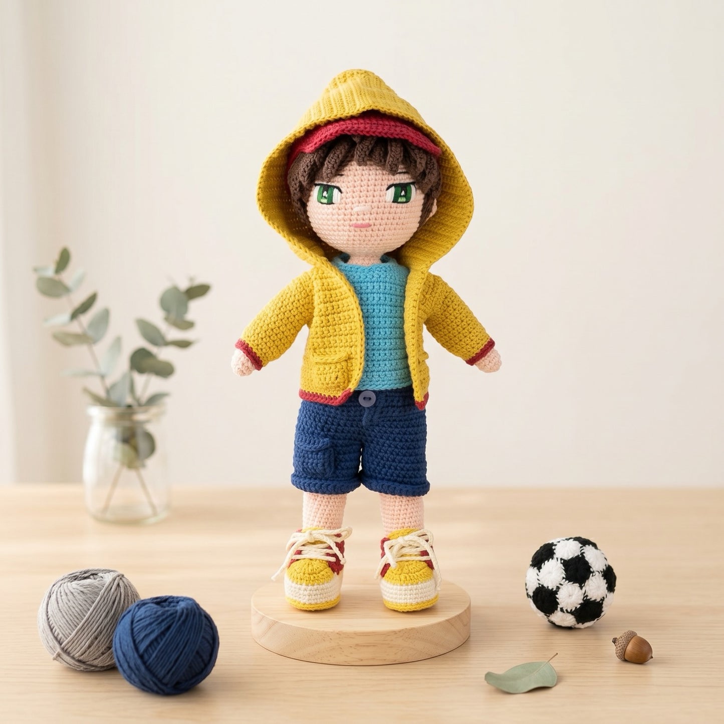 Dominic crochet doll pattern