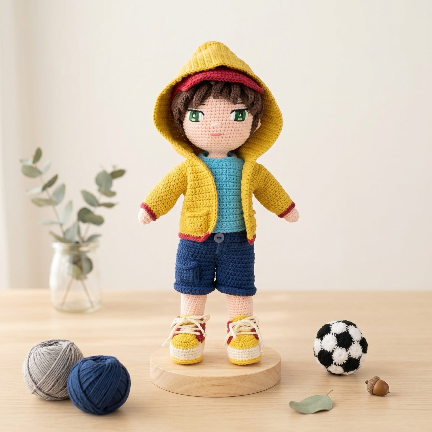 Dominic crochet doll pattern