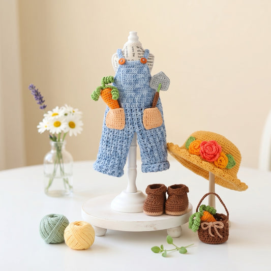 Granny Gardening crochet outfit pattern