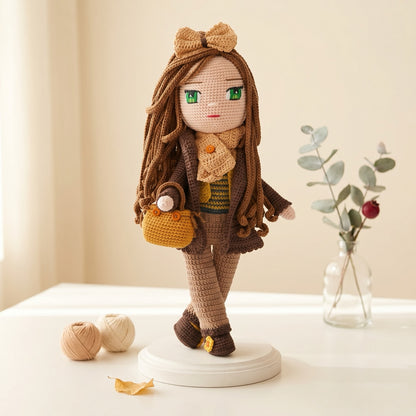 Hazel crochet doll pattern