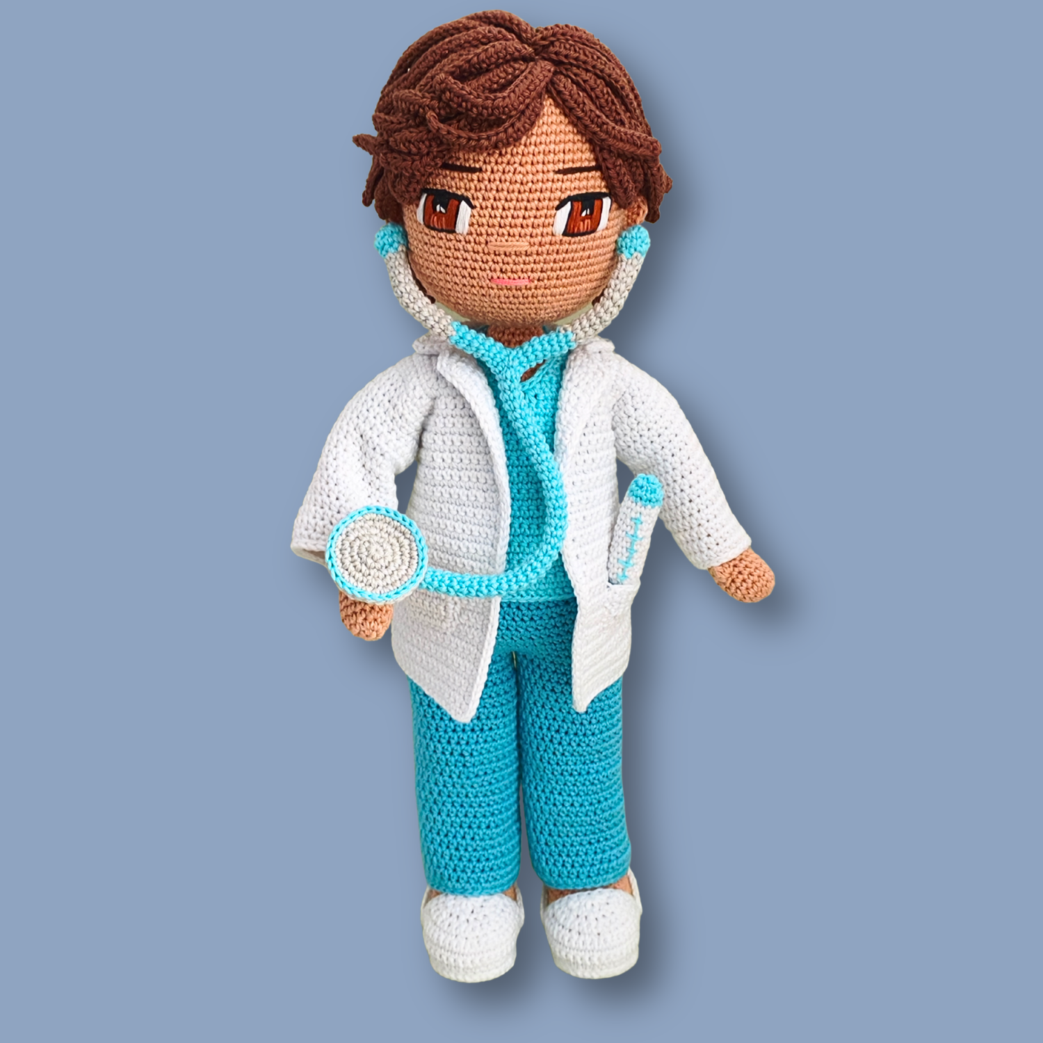 Dr. Thomas crochet doll pattern detail 7