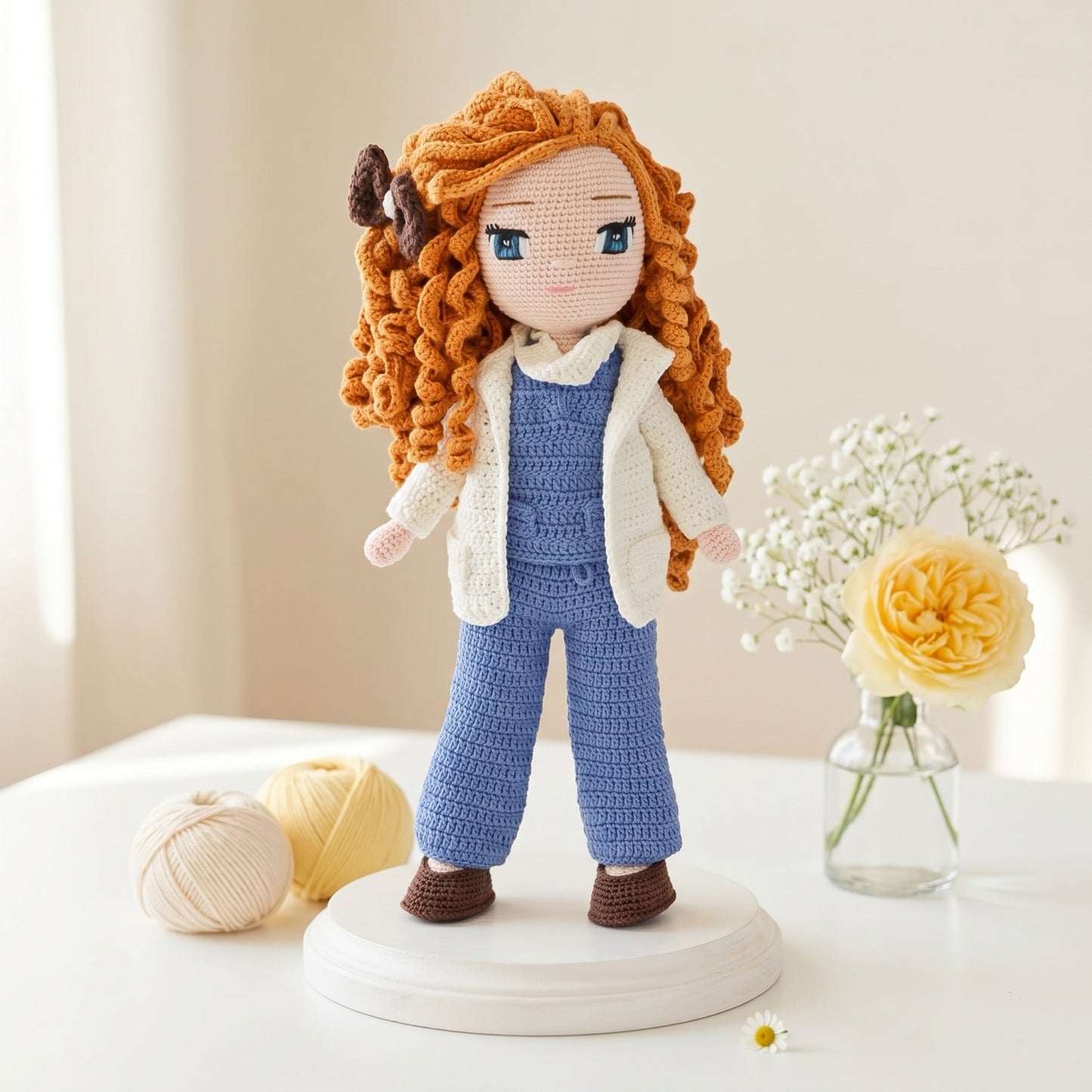 Brenda crochet doll pattern