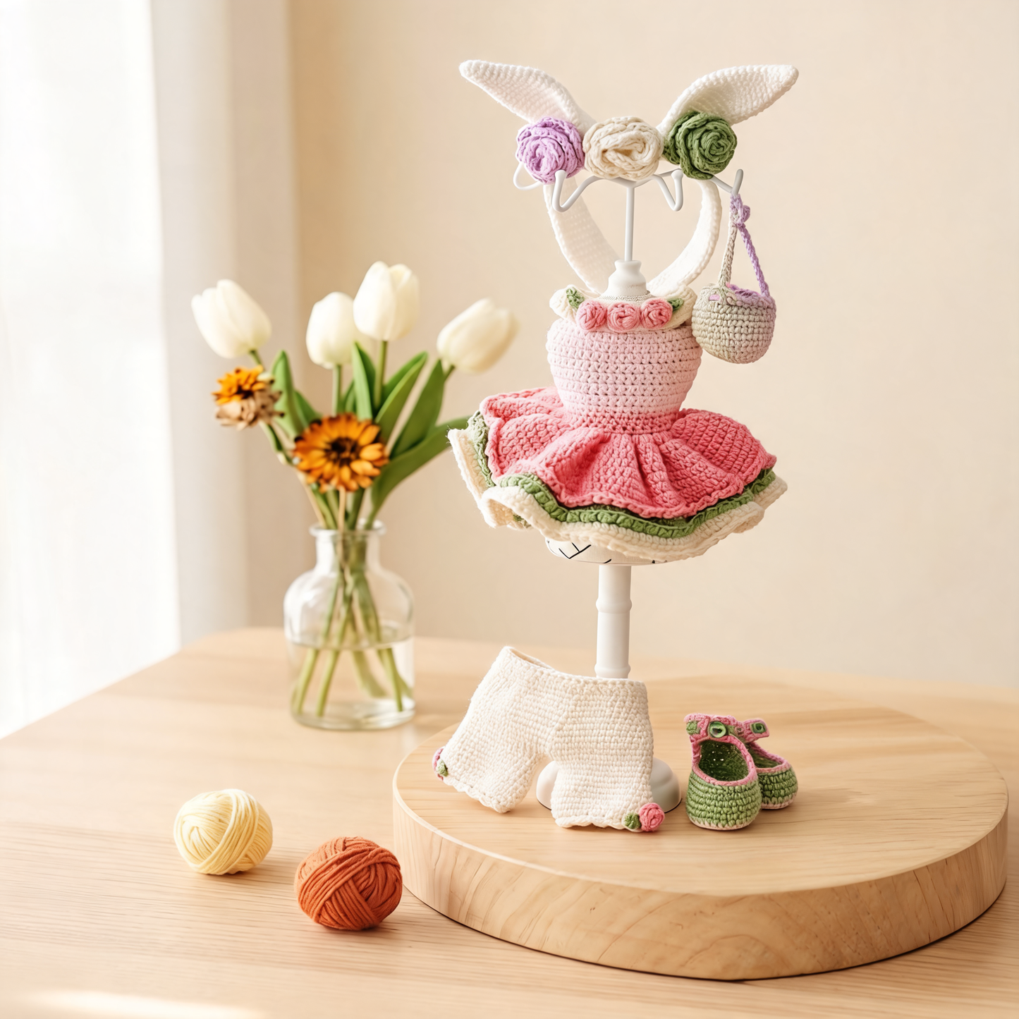 Freya Easter crochet outfit pattern