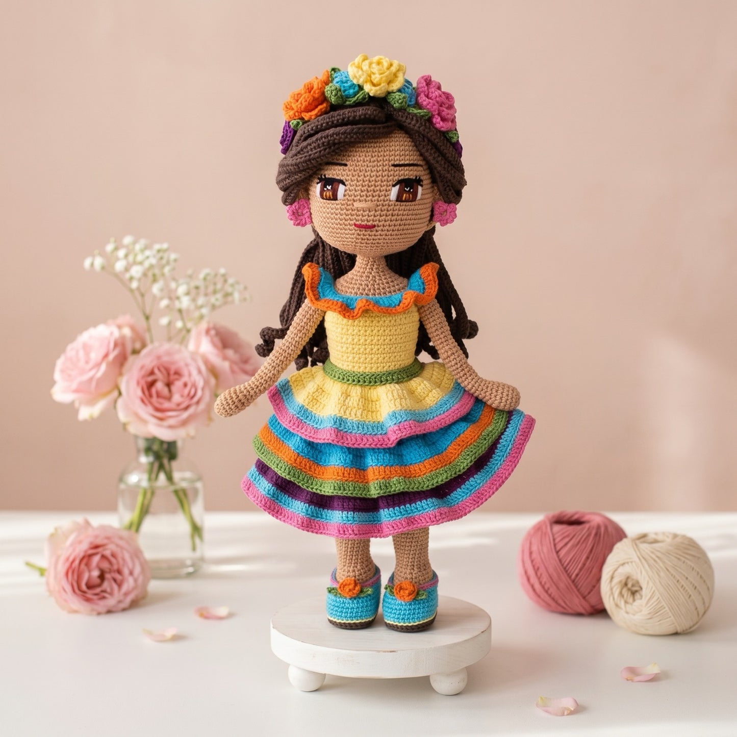 Rosalinda crochet doll pattern