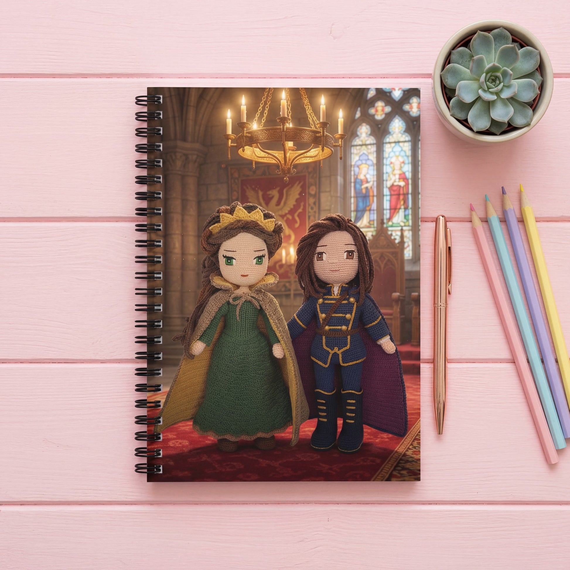 Genevieve and Arthur notebook